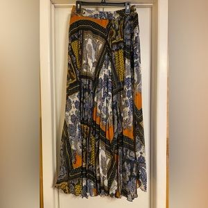 H&M ankle length pattern dress